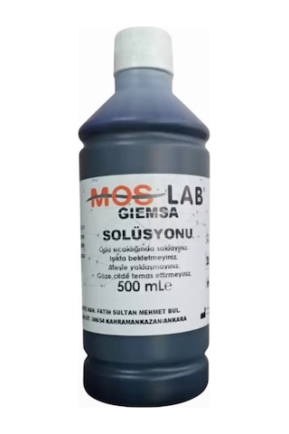 Giemsa Boyası Solüsyonu 500 Ml