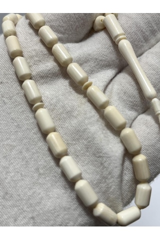 Kesme Fildişi Tesbih 8,60 Gram - Koleksiyonluk Fil Dişi Tespih