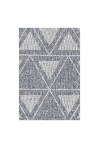 Notre Premium Kalite Kaymaz Tabanlı Doğal Yıkanabilir Kilim Oturma Odası Balkon Bahçe Mutfak Kilim-869 Gri