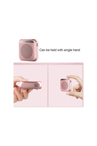 Lemestar Öğretmen Rehber İçin Bel Bağlı Taşınabilir Hoparlör - Çağırma Sistemi Gül Altın Rengi