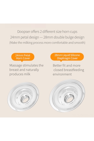 Doopser Dsp-856 Kullanma Kılavuzu Elle Kullanılan Göğüs Pompası 150ml Süt Şişesi İle Emzirme İçin 110 Geniş Açı Silikon Göğüs Kalkanı