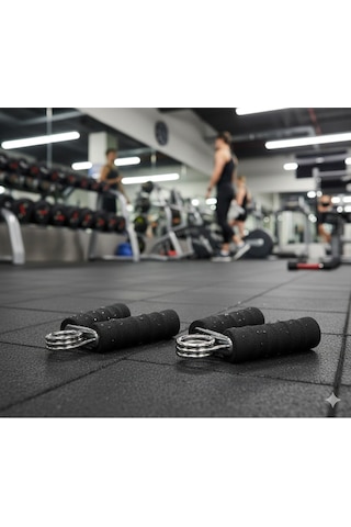 Siyah Başlangıç Seviye Süngerli El Yayı -bilek Güreşi - Kademeli Spor - Antrenman - Kas Geliştirme - Kol Kası - Egzersiz - Fitness Yayı - Kondisyon-spor-bilek