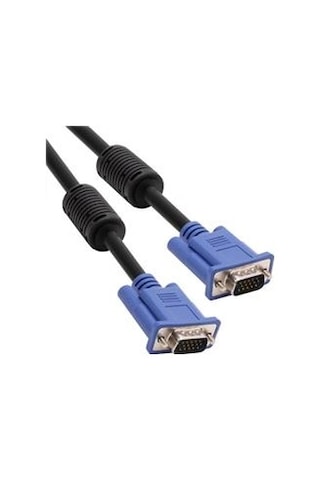 Vcom Cg341ad-25.0 Mavi Konnektör Siyah 25mt Vga-m-vga-m Kablo Kdo
