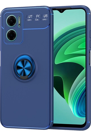 Xiaomi Redmi Note 11e Kılıf Zore Ravel Yüzüklü Silikon Kılıf