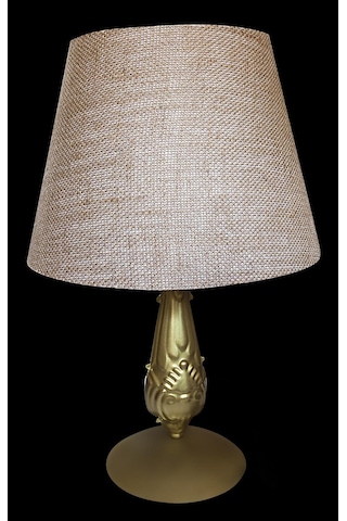 Ahenk Abajur Keten Altın