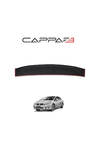 Honda Civic 2012-2015 Yıl Aralığı Uyumlu Arka Cam Üstü Spoyler