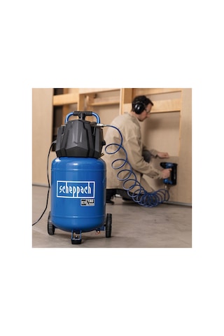 Scheppach Hc35v 1500 W Yağsız Kompresör 1500 W 10 Bar 30 Lt - 5906169901