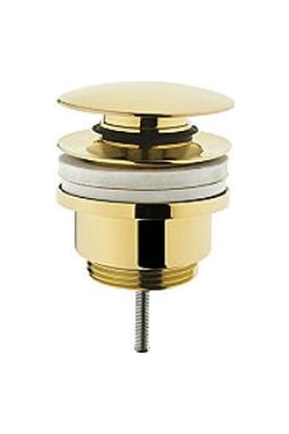 Vitra Origin Basmalı Lavabo Süzgeci A4514974 Evrensel - Yuvarlak - Soft Altın