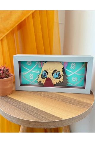 Dükkan Design Inosuke 3d Led Aydınlatma - 16 X 26 Sarı