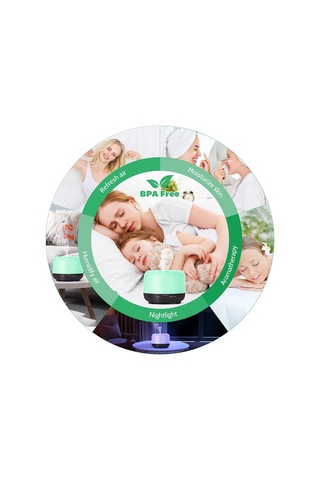 Uçucu Yağ Difüzör Aromaterapi Nemlendirici: 500ml Ultrasonik Aroma Hava Buharlaştırıcı Büyük Oda İçin Sessiz Sis Nemlendiricileri Küçük Bebek Yatak Odası İçin Uzaktan Kumanda Siyah-2pack