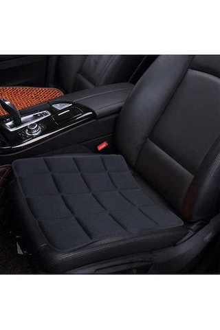 Wondernest Evrensel Nefes Otomatik Buz Karışımlı Koltuk Örtüsü Yastık Pedi Siyah