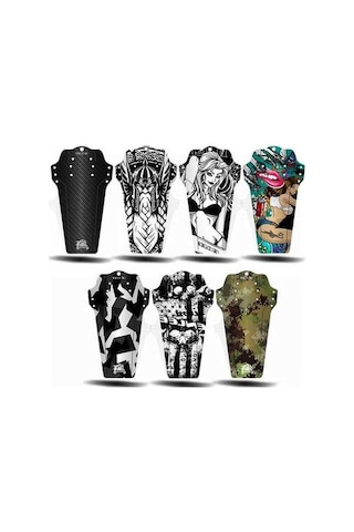 Pazly Yolu Yağmur Ve Seti, Renkli Sabitleme Plakası, Ön Koruma Kayışları, Çamurluk Fırlatıcı, Dağ Bisikleti Aksesuarları, Wv Çok Renkli Çok Renkli