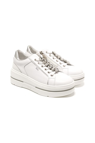 Sneaker Günlük Kadın Diğer 185550dm Donna Serena Tomaıa 5550dm Bianco Argento Bianco Argento Çok Renkli