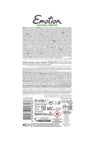 Emotion Invisible Fresh + Natural Bloom + Natural Breeze Kadın Sprey Deodorant 3 x 150 ML + Privacy Limited Edition Kadın Parfüm EDP 50 ML