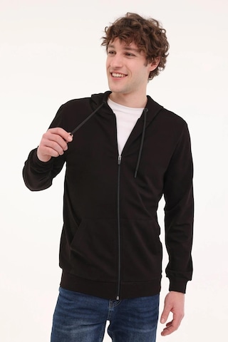 Kinetix Mb 18sn87 5pr Erkek Kapüşonlu Sweatshırt Siyah