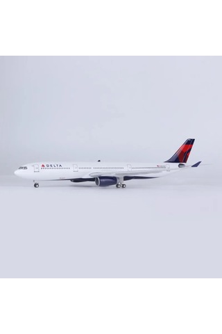 Delta Airlines A330 Yolcu Uçağı Model Uçak 1/80 Ölçek 47cm