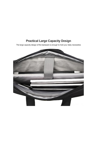 Didadodo Çoklu Kapalı 15 Hafif Laptop Çantası - Su Geçirmez, Omuz Askılı, Valiz Kayışlı Mavi MAVİ