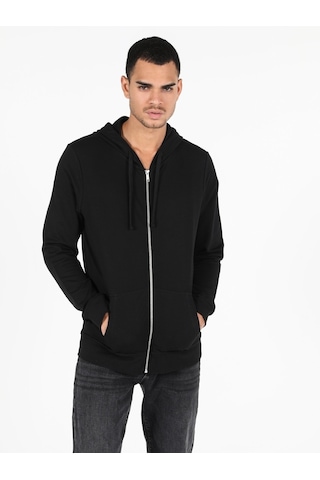 Colin's Regular Fit Kapişonlu Siyah Erkek Sweatshirt CL1002717_q1.v1_BLK