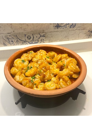 2'li Toprak Sırlı Et- Karides Tavası 22x3 Cm