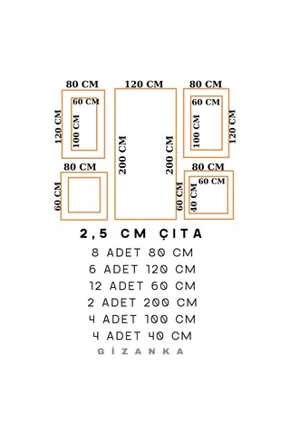 Koridor Tasarımı Boyanabilir Çıta Hazır Kesim Anka149