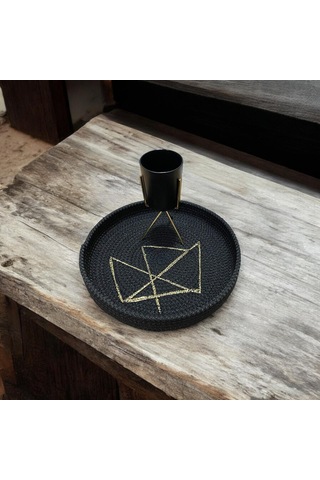 Hasır Sepet, Jüt Ip Sepet, 4'lü Dekoratif Saklama Kutusu, Hediyelik Sepet, Hasır Sunum Tepsi