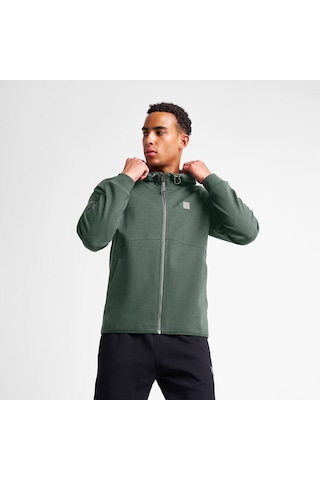 Lescon 25n-1101 Erkek Fermuarlı Kapüşonlu Sweatshirt YESIL