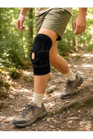 Silikon Patella Destekli Dizlik Nefes Alabilir Ayarlanabilir Cırtlı Ligament Desteği