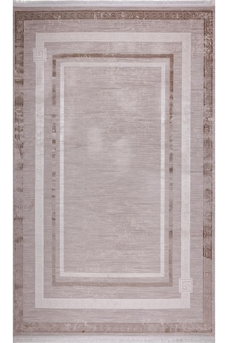 Foneks Halı Alina 100x200 534a Beyaz Kahve