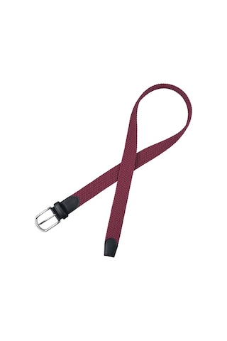 Dwoy Elastik Örgü Kemer Bordo-923
