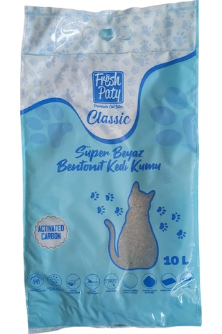 Fresh Paty Classic Aktif Karbonlu Bentonit Kedi Kumu 2 x 10 L