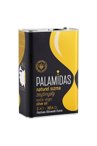 Palamidas Tnk Özel Harman Soğuk Sıkım Natürel Sızma Zeytinyağı 3 L