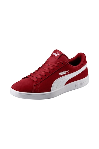 Puma 364989 06 Smash V2 Red-Dahlia-Puma White Sneakers Kırmızı