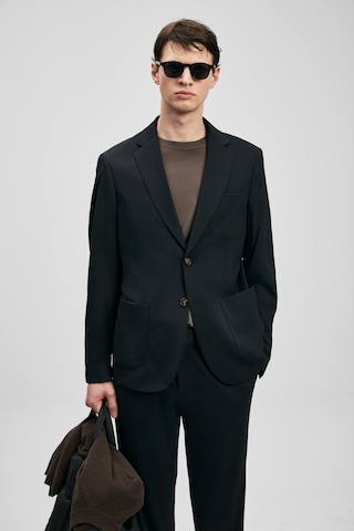 Lufian Noa Spor Erkek Blazer Ceket Slim Fit Siyah Siyah 111140175100100