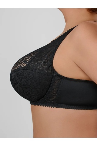 Diorella Fashion Dantel Sütyen Büyük Beden 402356620 Siyah