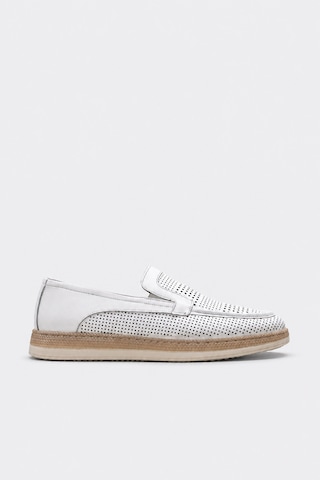 Fast Step Hakiki Deri Erkek Casual Ayakkabı 628ma026-2 Beyaz