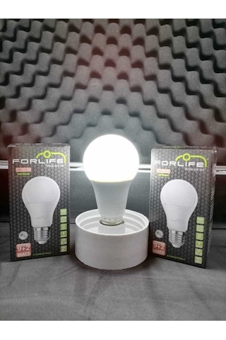 9W+2W E27 Yeşil 6500K 3 Kademeli Renkli Led Ampul