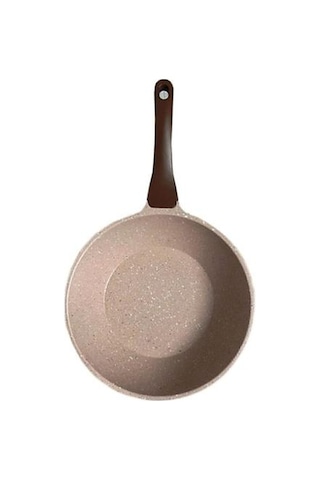 Thermoad Granit Wok Tava - Vizon - 28 Cm Vizon