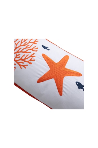 Mudo Home Marin Lıfe Nakışlı Kırlent Renkli 25x70 Cm Çok Renkli