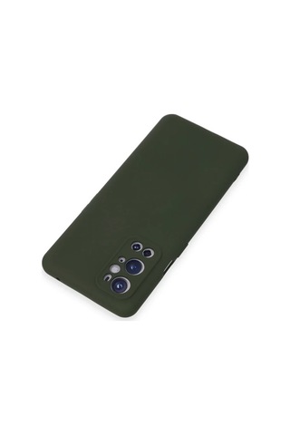 Northcity One Plus 9 Pro Kılıf Nano İçi Kadife Silikon - Koyu Yeşil