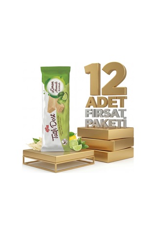Afia Tatlı Dost Limon Kremalı Gofret 12x140 Gr