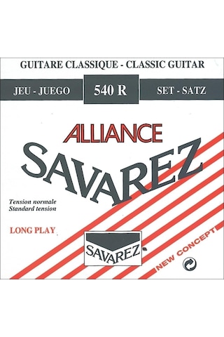 Savarez 540r Alliance Normal Tension Classic Rouge Klasik Gitar Teli