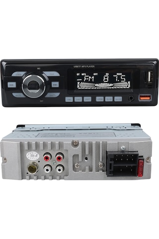 Ayt Carstar Cs-930 Çift Usb Sd Hafıza Kartı Fm Radyo Aux Bluetooth Araç Teyibi Kumandalı Oto Teyp 4x60 Watt Dijital