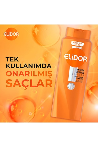 Elidor Anında Onarıcı Saç Bakım Şampuanı 3 x 650 ML