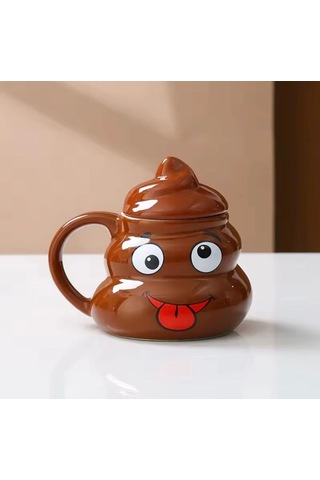 Şakacı Poo Kupa Bardak Renkli Şakacı Poo Kupa Bardak Renkli
