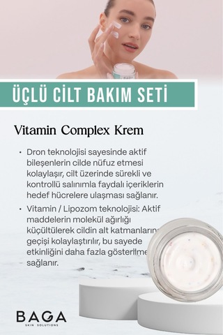 Bb Krem Light & Vitamin Kompleks Krem & Vitamin Kompleks Serum Üçlü Cilt Bakım Seti Diğer