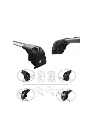 Apline Ace-2 221 V2 Gri Rifter /berlingo/combo/doblo/proace Ara Atkı Anahtarlı Yapışık Araçlar