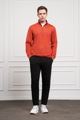 Morven Erkek Kiremit Femuarlı Bato Yaka Dynamic Fit Rahat Kesim Sweatshirt 25ms063001460 Kiremit Kiremit