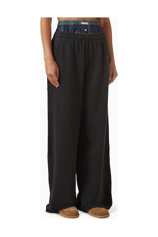 Acne Studios Double - Waistband Boxer Sweatpants - Rahat Ve Şık Tasarım Siyah