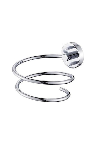 Novahub Duvara Monte Saç Kurutma Makinesi Tutucu, Krom Paslanmaz Çelik Askı Rafı Çok Renkli