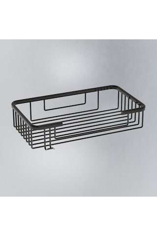 Plaza 25x15 Şampuanlık-1 Kat Mat Siyah A.595.ms